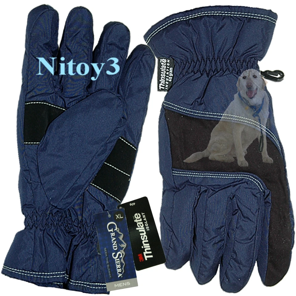 Guantes deportivos de nieve Grand Sierra 40 g-Thinsulate®-Resisten agua/viento para hombre XL: 9,5-10" Foto 1 de 1