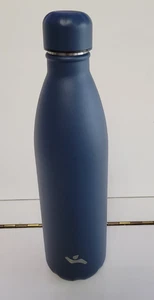 DEEP BLUE KONOKYO STAINLESS STEEL DOUBLE WALL WATER BOTTLE 12 INCHES HOLDS 25 OZ - Picture 1 of 5