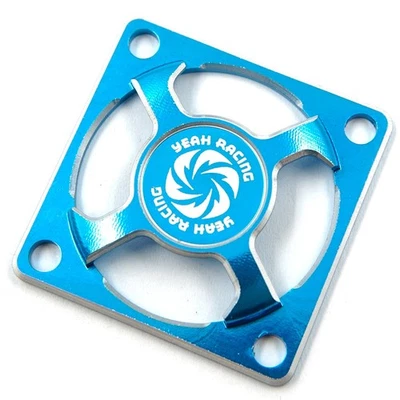 Yeah Racing Aluminum 30x30mm Fan Protector Blue for RC Car Cooling Fan - Image 1 of 4