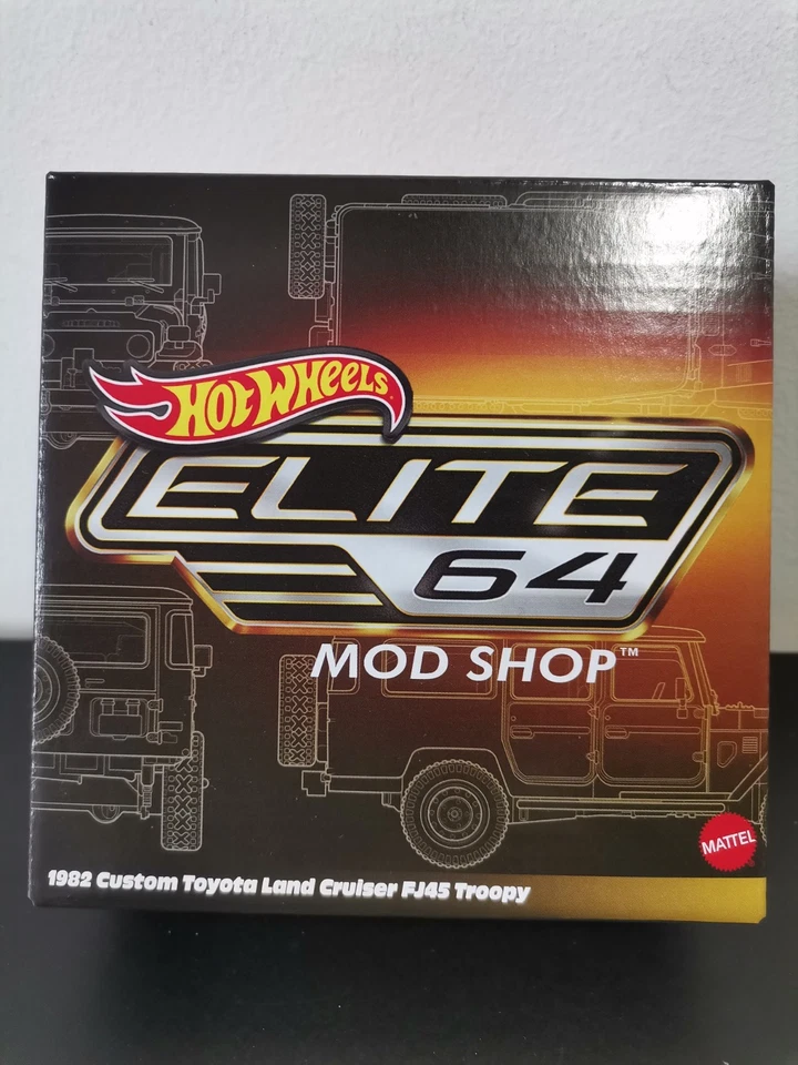 HOT WHEELS Elite 64 1982 Custom Toyota Land Cruiser FJ45 Troopy - Immagine 1 di 4