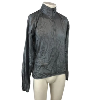 CHAQUETA DE CICLISMO REFLECTANTE NOVARA ~ PARA HOMBRE MEDIANA ~ GRIS LIGERA NYLON Foto 1 de 4