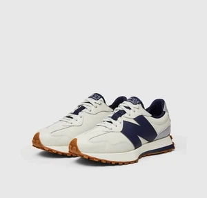 New Balance 327 X Figs Gray and Navy Athletic Shoes WN 8.5 men 7 - Picture 1 of 13