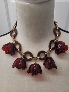 KATE SPADE NY "SLICE OF STONE" GOLD TONE STATEMENT NECKLACE NWT $148 - Picture 1 of 14