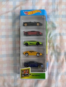 Hot Wheels 2019 HW Exotics 5-Pack (Pagani, Lamborghini X2, Lotus, Aston Martin) - Picture 1 of 2