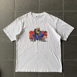 Uniqlo UT Tekken 2 King Graphic T-Shirt White Size L Vintage Game Anime Tee - Picture 1 of 11