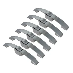 6 x Cabinet Push Button Latch Lock Handle 128mm Catch Door Knob Campervan - Picture 1 of 8