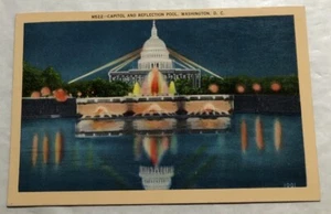 Capitol & Reflection Pool, Washington, D.C. Postcard (B3) - Picture 1 of 2