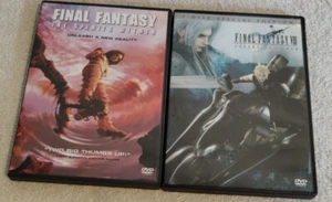 Final Fantasy Spirits Within & Final Fantasy Advent Children DVD Movie Bundle - Picture 1 of 3