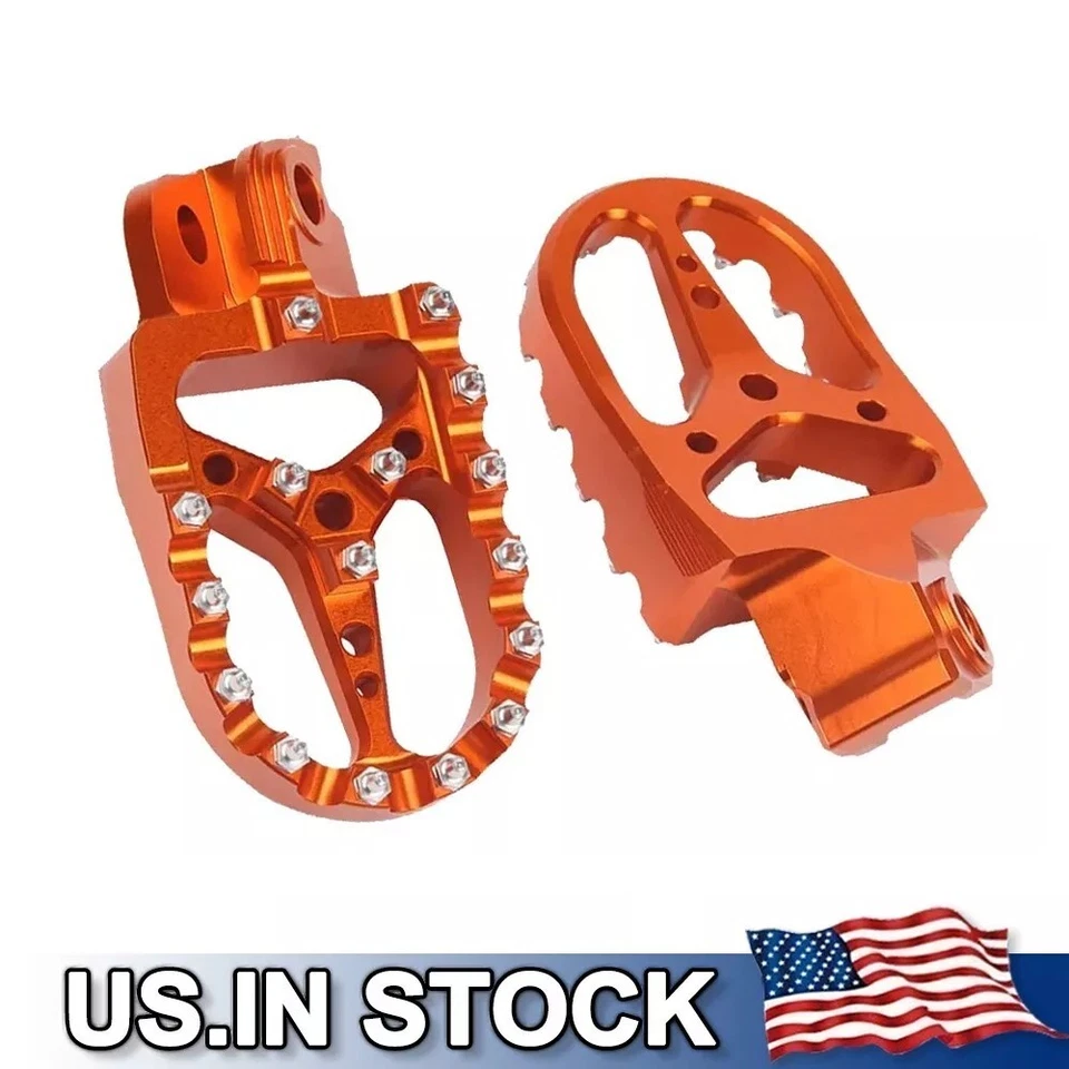 CNC Foot Pegs Footrests Pedals For KTM 65SX SXF EXC EXCF XC XCF XCW 125-530 Foto 1 de 4