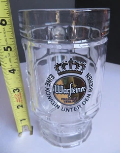 VINTAGE WarSteiner® Premium Verum German Beer Stein Heavy Glass. Eine Konigin U - Picture 1 of 18