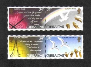 Gibraltar 1995 Europa/ Peace & Freedom full set of 4v. (SG 740-743) MNH - Picture 1 of 1