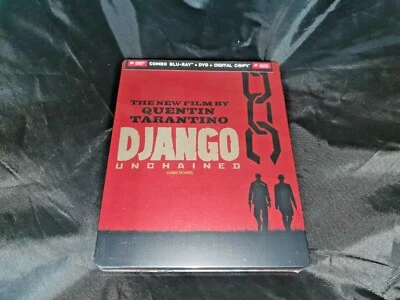 Django Unchained Blu-ray Futureshop Exclusive Limited OOP Steelbook New & Sealed - Image 1 of 2