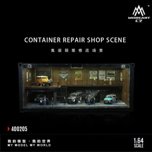 Lote de estacionamiento contenedor diorama modelo apto para vitrina de coche modelo diecast 1/64 - Imagen 1 de 41