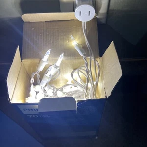 New In Box Lot of 3 Boxes of Philips Pure White Icicle Lights Indoor/Outdoor - Picture 1 of 4