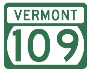 Vermont State Highway 109 Sticker Decal R5315 Highway Route Sign - Picture 1 of 1