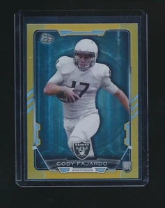CODY FAJARDO 2015 BOWMAN GOLD FOIL RC PARALLEL 265/399 #100 - Picture 1 of 2