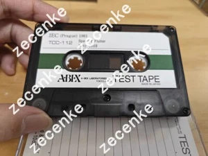 1Pc NEW ABEX TCC-112 Test Tape Flutter & Speed 3KHZ - 10DB - Picture 1 of 5