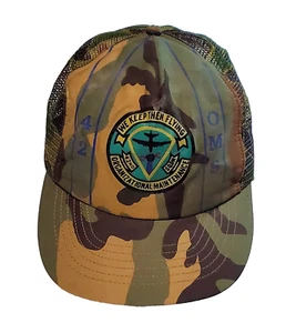 Vintage USAF Snapback Trucker Mütze Camouflage Cap 42nd Attack SQDN Maint Keep Them Flying - Bild 1 von 11