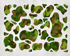 Camo Camouflage Spots Dot Wall Sticker Decal Child Kids Room Vinyl Decor Nursery