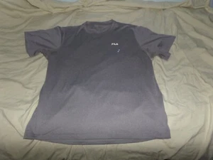 FILA MEN'S SILVER ATHLETIC T SHIRT SIZE 2XL - Picture 1 of 3