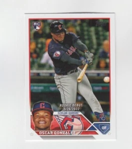 (10) Oscar Gonzalez 2023 TOPPS UPDATE SERIE ROOKIE DEBÜT SET #US275 GUARDIANS - Bild 1 von 1