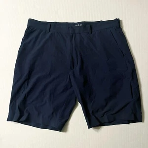 Polo Golf Ralph Lauren Compression-Lined Golf Short Mens 36 Navy Blue Zip Pocket - Picture 1 of 7