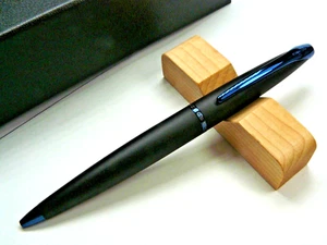 CROSS ATX BALLPOINT PEN 882-39 BLACK- BLUE TRIM NEW IN BOX - Picture 1 of 13
