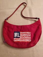 Ralph Lauren Polo Jeans Co Red Sequin Flag Small Purse Tote Bag