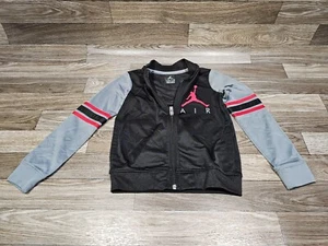 Kids Jordan Track Suit Jacket Sz 4 XS 3-4 Yrs Black Red Grey - Picture 1 of 6
