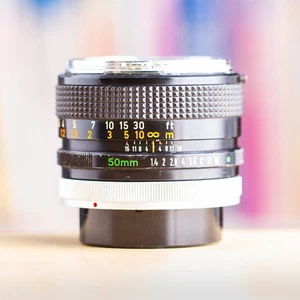 Canon FD 50mm f/1.4 Chrome Nose f1.4 1:1.4 Breech Lock O Ring !! Super Offre !! - Imagen 1 de 11