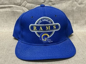 Los Angeles LA Rams Snapback Hat Cap 80s 90s Blue Vintage - Picture 1 of 8