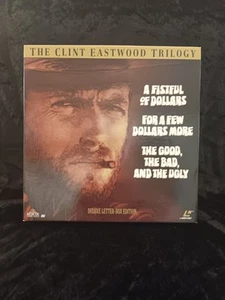 RARE! LaserDisc - THE CLINT EASTWOOD TRILOGY 4 Disc Box Set MGM/UA - Picture 1 of 9