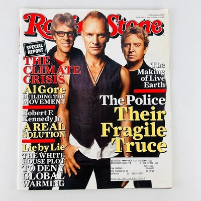 Rolling Stone Magazine The Police Sting Issue # 1029 June 28, 2007 - Image 1 of 2