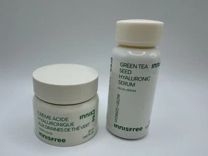 Innisfree Green Tea Seed Hyaluronic Cream & Serum | 20mL & 30 mL | Exp 9/27 - Picture 1 of 1