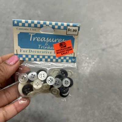 Vintage Westwater Enterprises Treasures & Trinkets Button Pack - Image 1 of 2