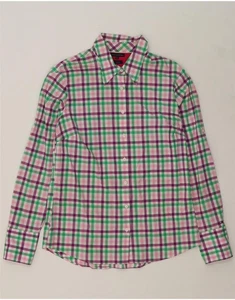 TOMMY HILFIGER Womens Shirt US 12 Large Multicoloured Check Cotton CS04 - Picture 1 of 3