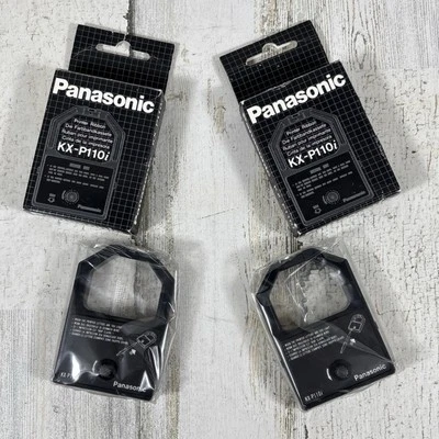 Panasonic KX-P110i Black Nylon Printer Ribbon Original OEM Sealed -QTY 2 - Image 1 of 4
