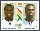 Panini Fifa World Cup-Germany 2006- #314-Ghana-Samuel Osei Kuffour / John Mensah