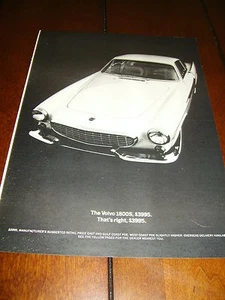 1964 VOLVO 1800 ***ANNUNCIO ORIGINALE D'EPOCA*** - Foto 1 di 1