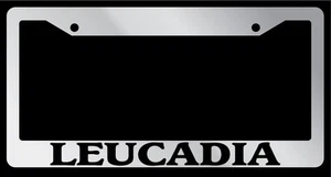 Chrome License Plate Frame "Leucadia" Auto Accessory 1529 - Picture 1 of 1