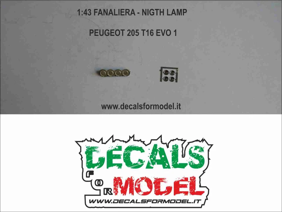 1:43 FANALIERA NIGHT LAMP PEUGEOT 205 T16 EVO 1 - Immagine 1 di 1