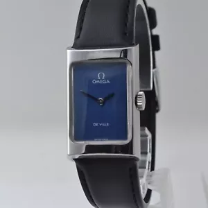 Vintage 1972 OMEGA DeVille Cal.485 Blue dial Unisex / OH, Serviced - Picture 1 of 19