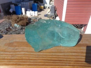Glas Gestein Schlacke ziemlich klar eisblau Blasen 3,14 lbs VV89 Felsen Landschaftsbau - Bild 1 von 2