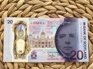 🏴 Schottland 20 Pfund Pound Banknote 2021 - Bild 1 von 2