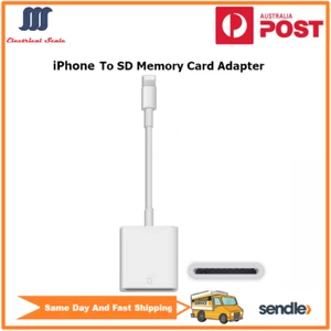 USB-C iPhone To SD Memory Card Reader Adapter For iPhone X 11 12 13 - Picture 1 of 11