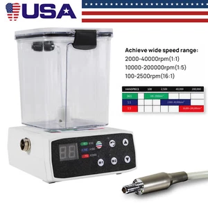 Dental LED Electric Motor System Micromotor with Water Tank For Practice 1:5 1:1 - Picture 1 of 18