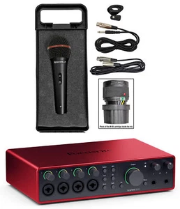 Focusrite SCARLETT 18I16 4G 4th Gen 24-bit 192 kHz Audio Recording Interface+Mic - Picture 1 of 12
