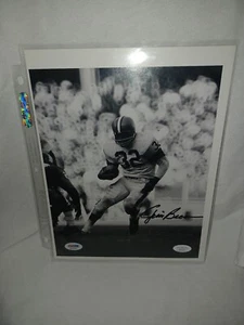 Jim Brown Signed Autographed 8x10 Photo Cleveland Browns HOF Psa/Dna & JSA COA - Picture 1 of 2