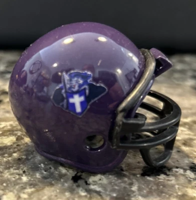 Традиционный мини-шлем Holy Cross Crusaders Riddell Gumball на заказ 1 1/2 дюйма - Изображение 1 из 4
