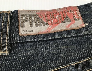 Parasuco Denim Legend Women's Distressed Jeans Size 38" x 22", embroidered - Picture 1 of 15
